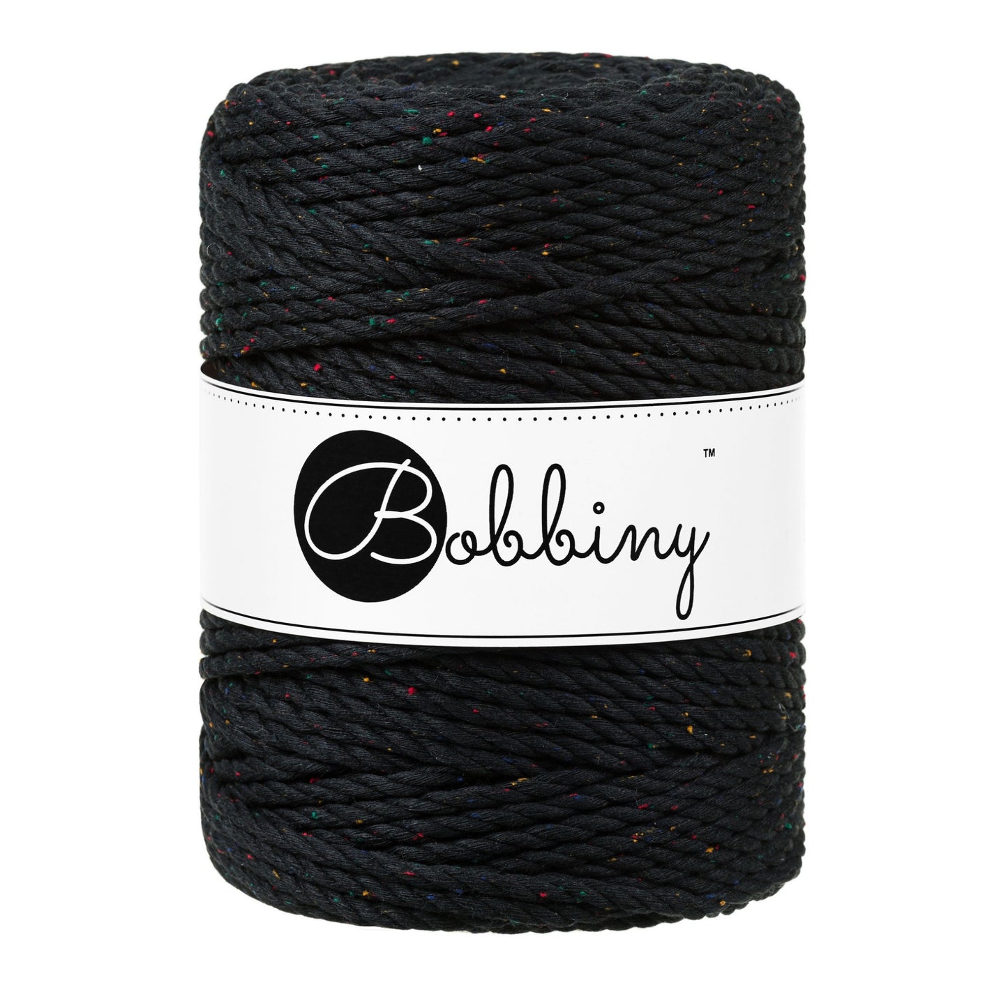 Midnight Dust - 5mm 3PLY, Bobbiny Macramé Cord