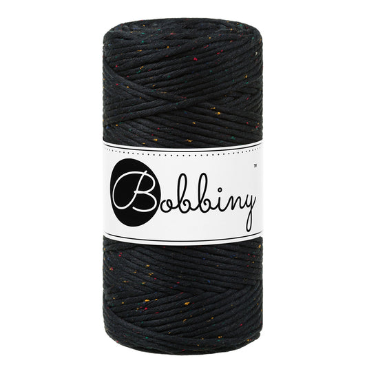 Midnight Dust - 3mm, Bobbiny Macrame Cord