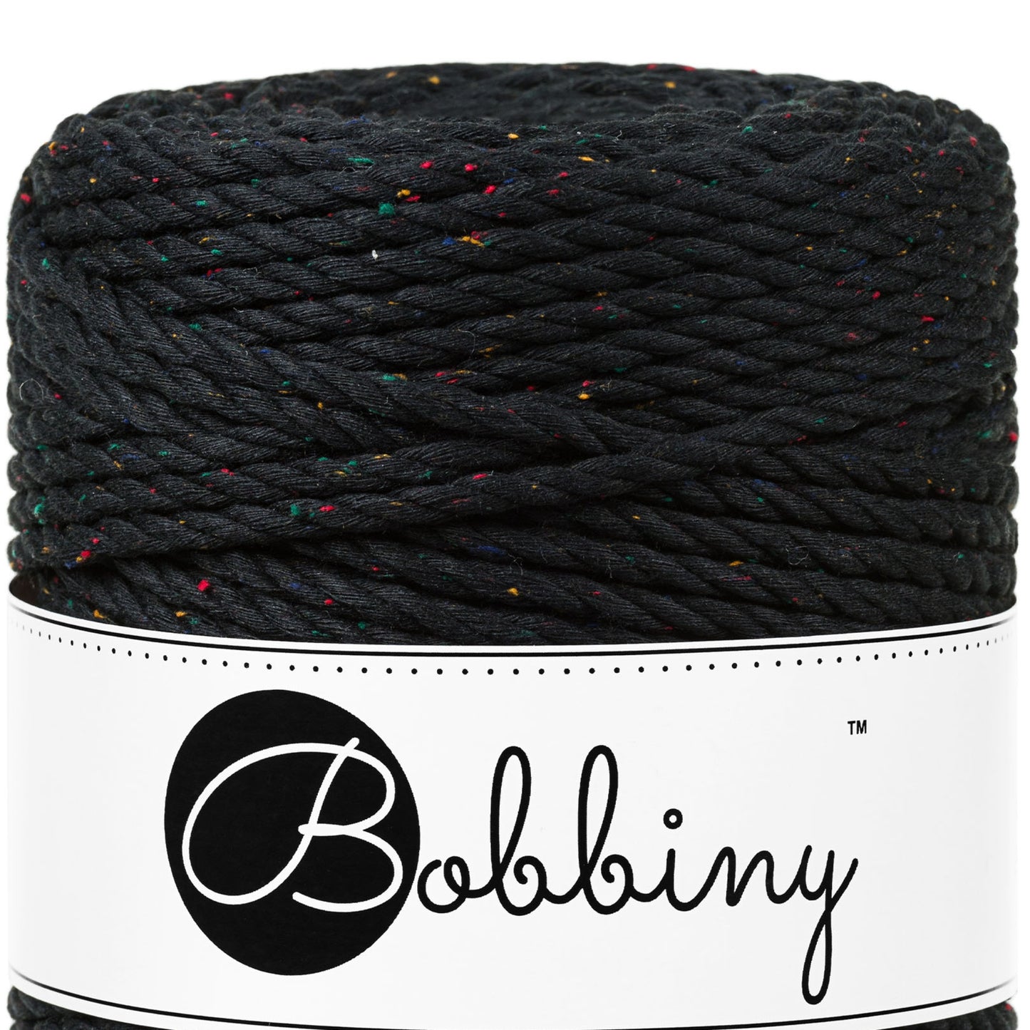 Midnight Dust - 5mm 3PLY, Bobbiny Macramé Cord