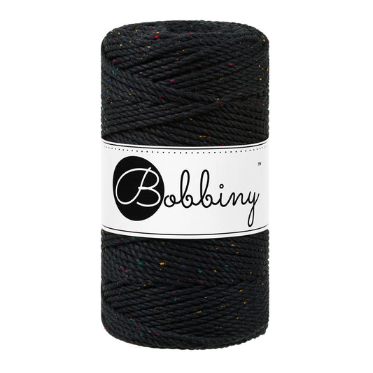 Midnight Dust - 3mm 3PLY, Bobbiny Macramé Cord