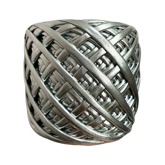 Silver Metallic T-shirt Yarn