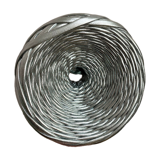 Silver Metallic T-shirt Yarn