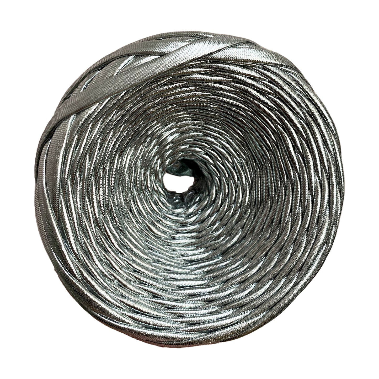 Silver Metallic T-shirt Yarn