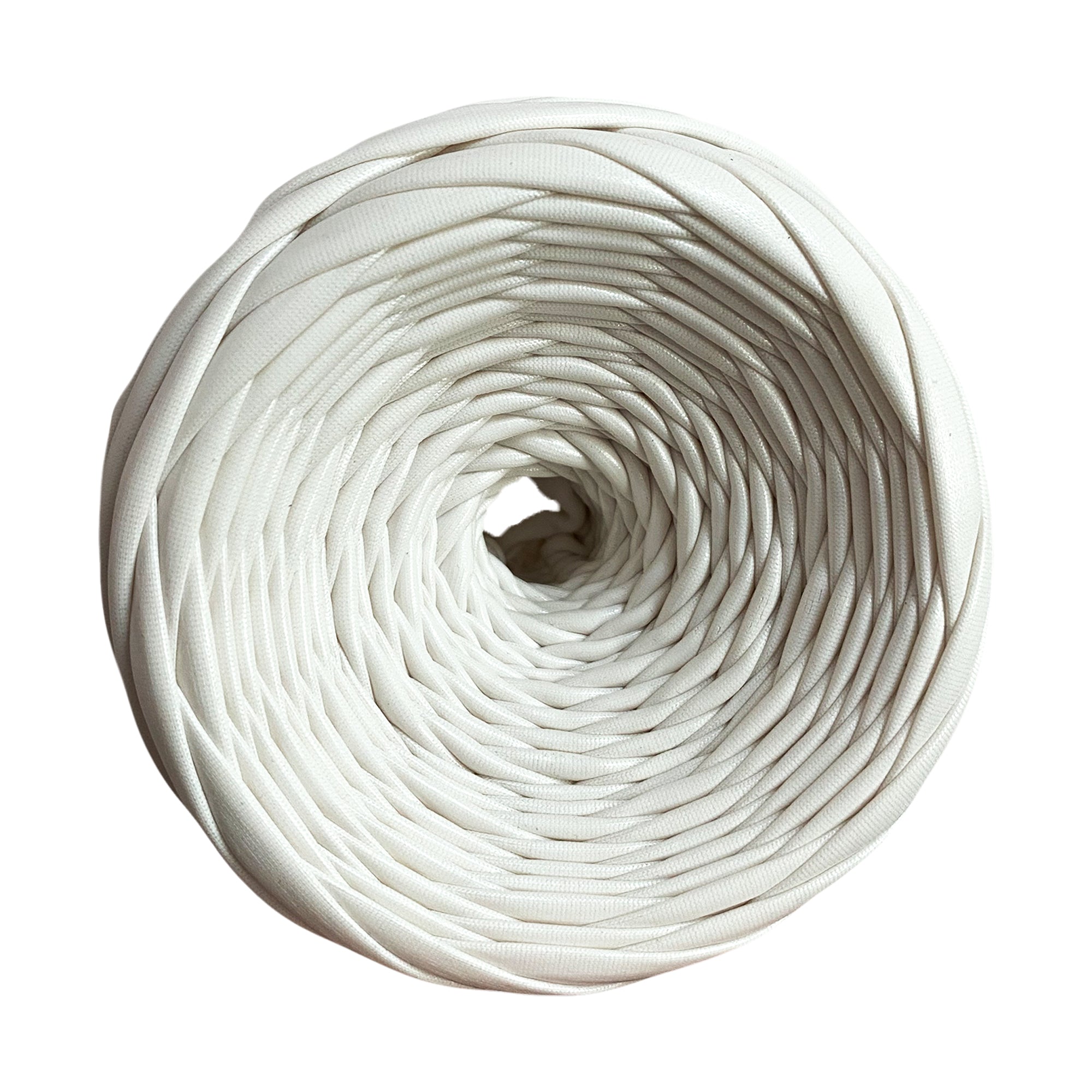 White Metallic T-shirt Yarn