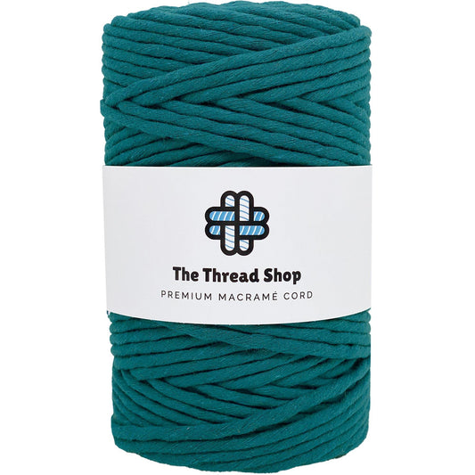 Mint & Teal - 3mm & 5mm, Thread Shop Macramé Cord