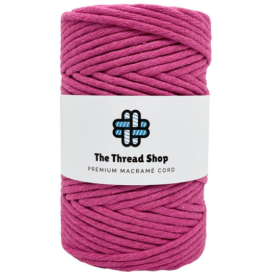 Lipstick, Antique Pink, Powder Pink - 4mm, Thread Shop Macramé Cord