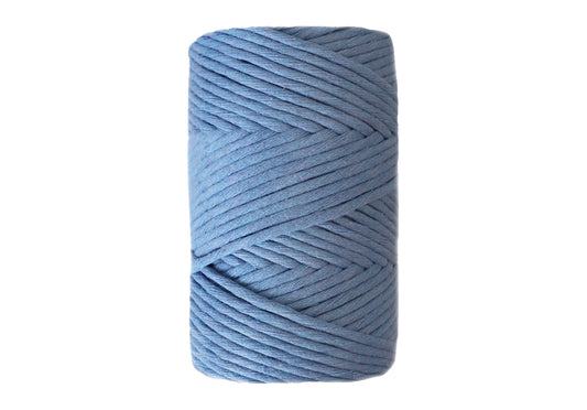 Azure Blue, Sapphire Blue, Mauve - 4mm, Thread Shop Macramé Cord