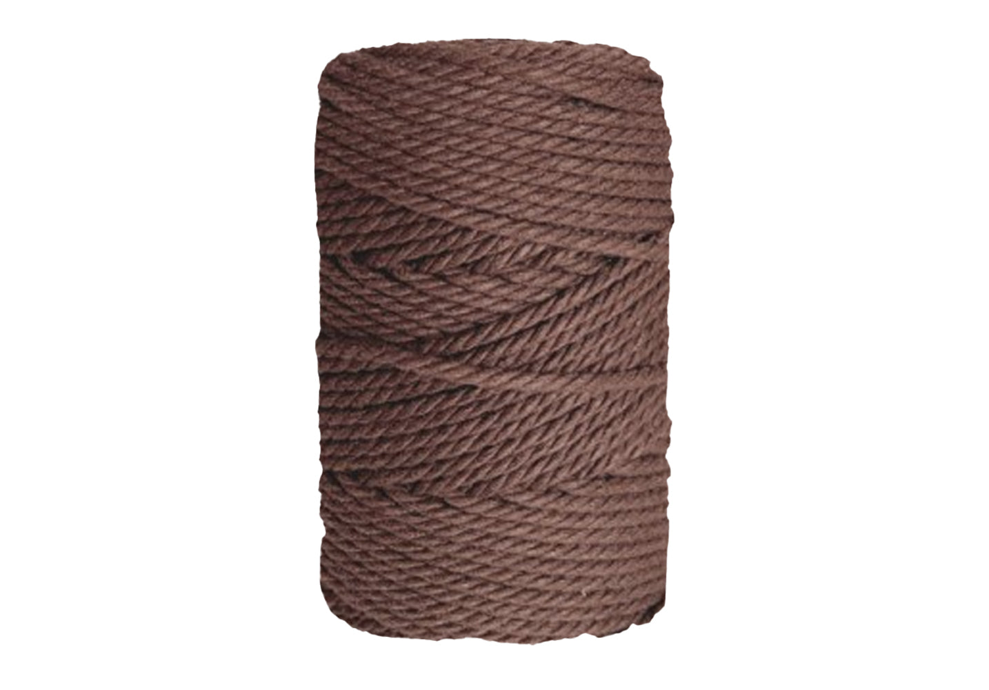 Sand, Chocolate 4mm 3PLY Thread Shop Macramé Cord