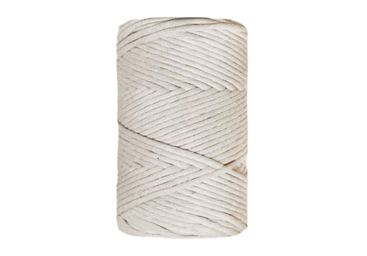 Linen & Lemon Yellow - 4mm, Thread Shop Macramé Cord