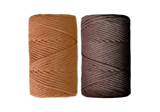 Rust & Chocolate - 4mm, Thread Shop Macramé Cord