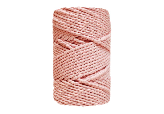 Blush, Azure Blue, Sea Glass 4mm 3PLY Thread Shop Macramé Cord