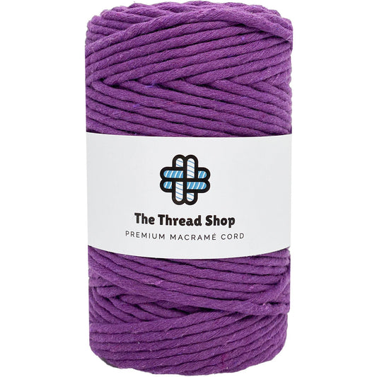 Damson & Heather - 3mm & 5mm, Thread Shop Macramé Cord