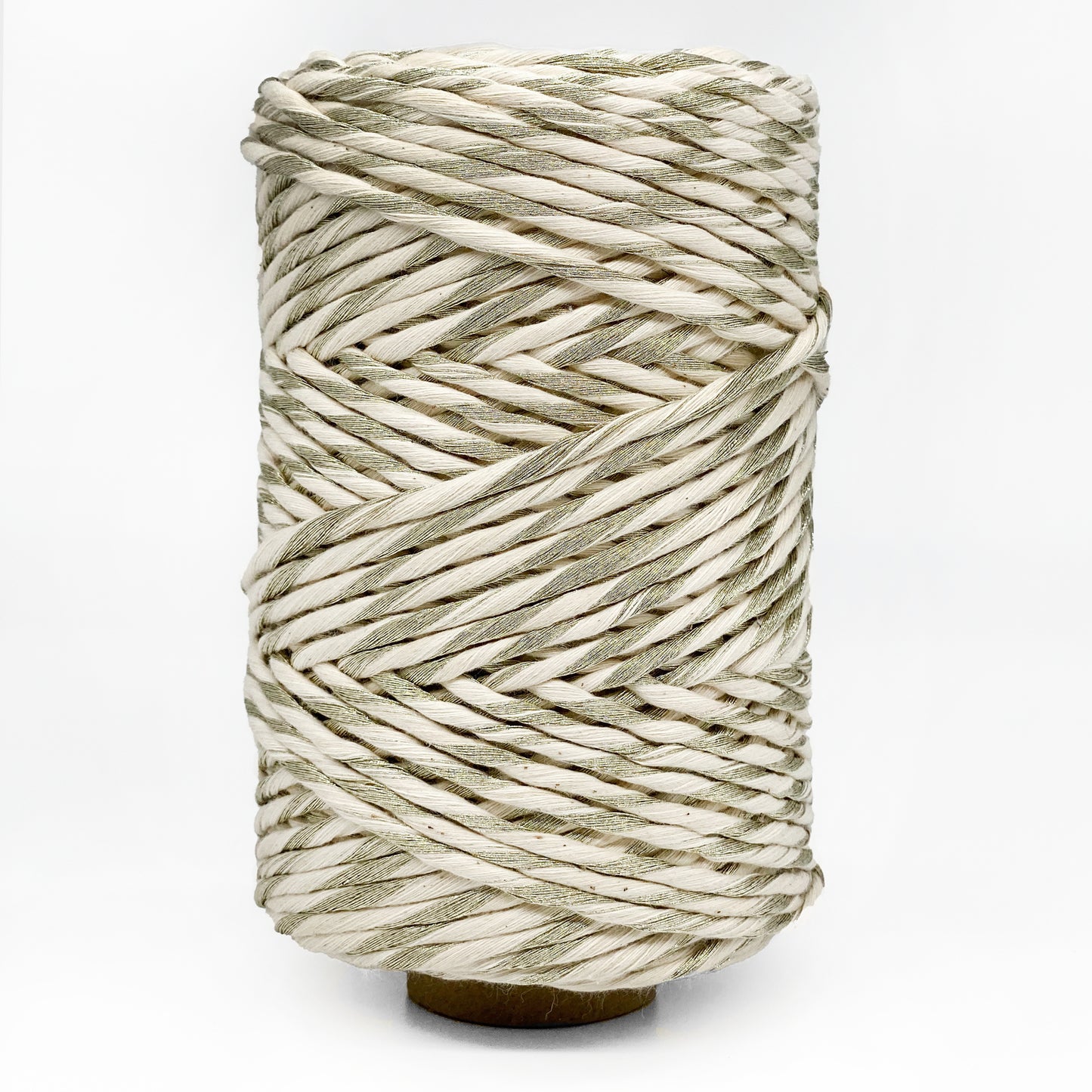 White Gold - 3mm, 3mm 3PLY & 4mm Metallic String