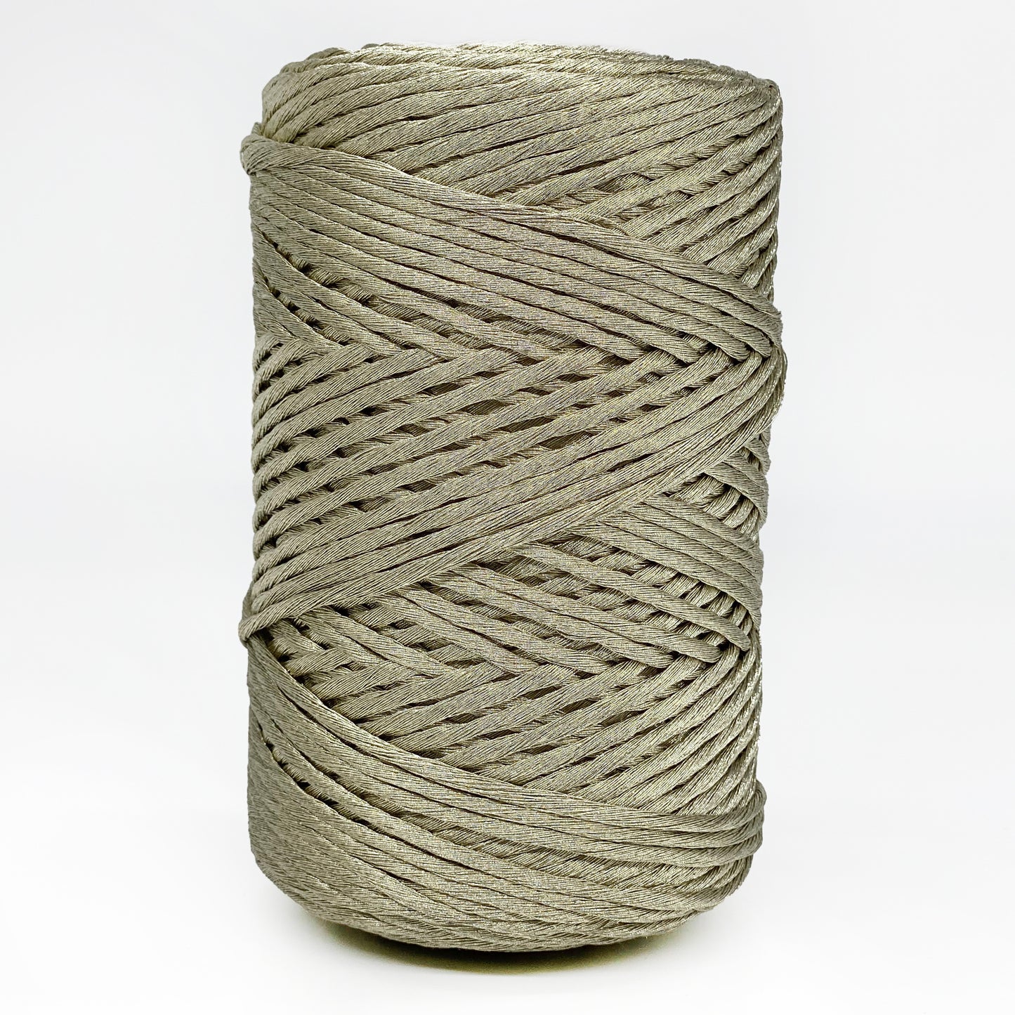 White Gold - 3mm, 3mm 3PLY & 4mm Metallic String