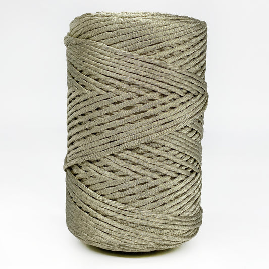 White Gold - 3mm, 3mm 3PLY & 4mm Metallic String