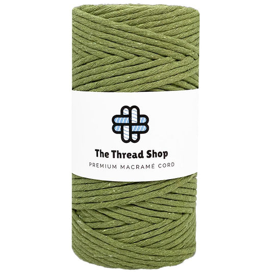 Sage & Daffodil - 3mm & 5mm, Thread Shop Macramé Cord