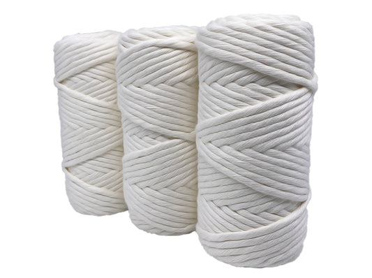 SNOW DROP - 4mm Pure Bamboo Macramé String