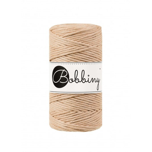 Biscuit - 3mm Bobbiny Macrame Cord