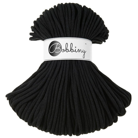Black - 3mm, 5mm & 9mm, Bobbiny Braided Cord