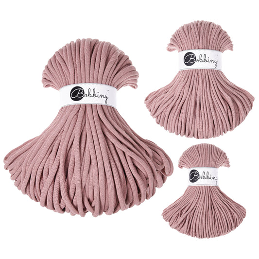 Blush - 3mm, 5mm & 9mm, Bobbiny Braided Cord
