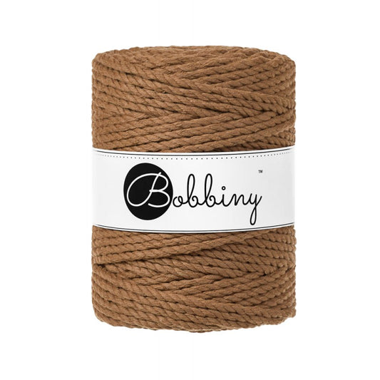 Caramel 3mm & 5mm 3PLY, Bobbiny Macramé Cord