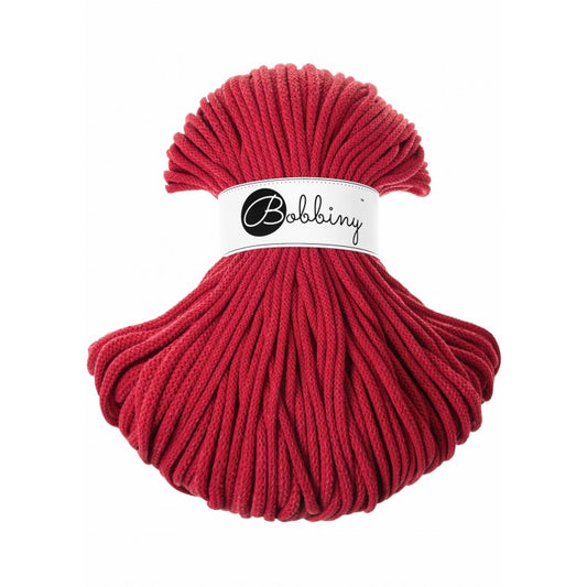 Classic Red - 3mm, 5mm & 9mm, Bobbiny Braided Cord
