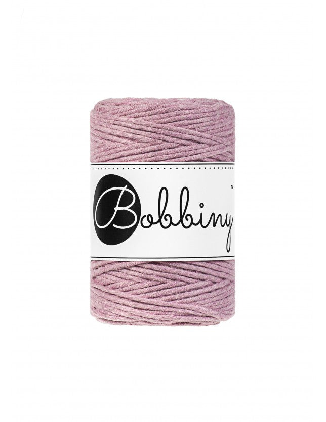 Dusty Pink - 1.5mm, 3mm & 5mm, Bobbiny Macrame Cord