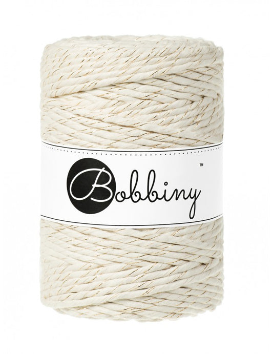 Golden Natural - 1.5mm, 3mm & 5mm, Bobbiny Macrame Cord