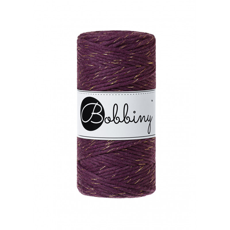 Golden Blackberry - 1.5mm, 3mm & 5mm, Bobbiny Macrame Cord
