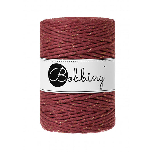 Golden Wild Rose - 1.5mm, 3mm & 5mm, Bobbiny Macrame Cord