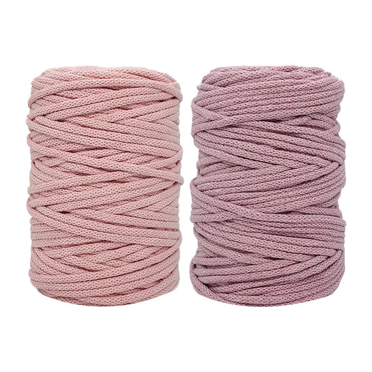 Blossom & Dusty Pink -  5mm, Thread Shop Braided Cord