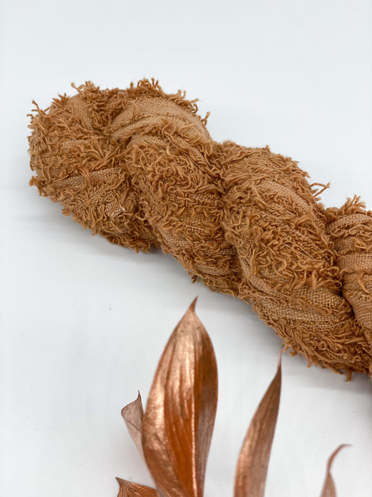 BRONZE Recycled Cotton Frizz Ribbon