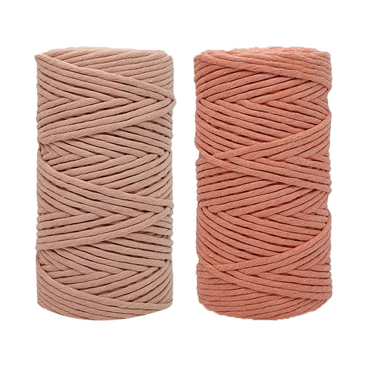 Cloud Pink & Coral - 3mm & 5mm, Thread Shop Macramé Cord