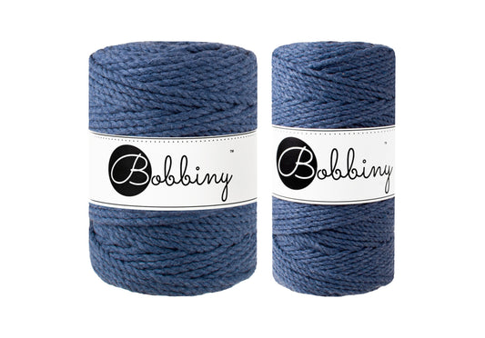 Jeans 3mm & 5mm 3PLY, Bobbiny Macramé Cord