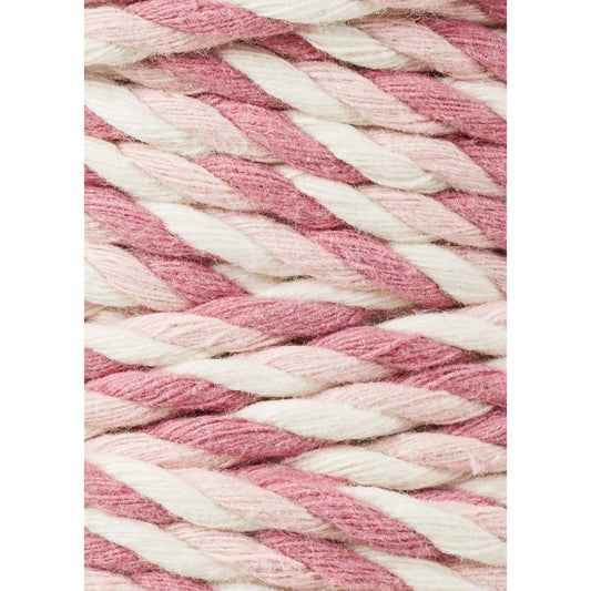 Magic Pink 3mm & 5mm 3PLY, Bobbiny Macramé Cord