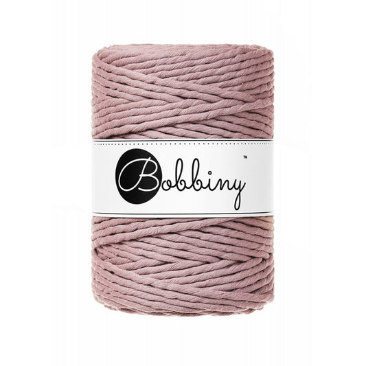Mauve - 1.5mm, 3mm & 5mm, Bobbiny Macrame Cord