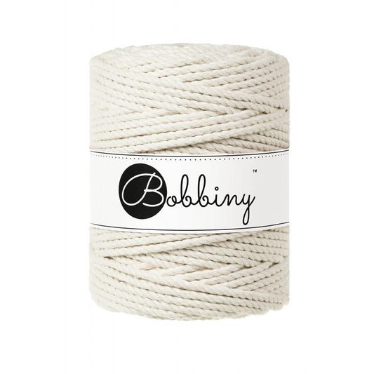 Natural 3mm & 5mm 3PLY, Bobbiny Macramé Cord