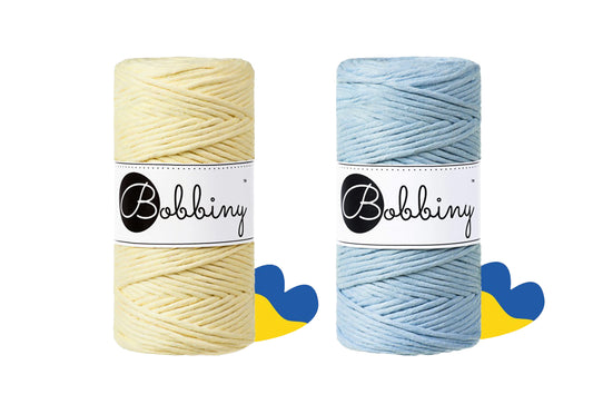 Limited edition Sky Blue - 3mm Bobbiny Macrame Cord