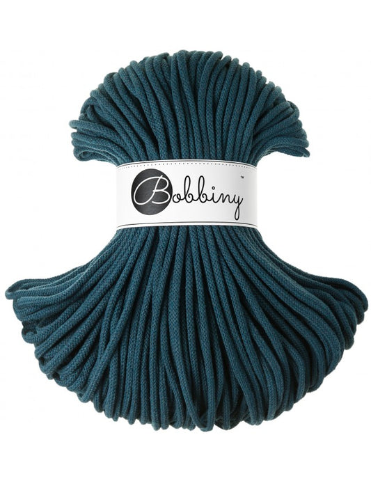 Peacock Blue - 3mm, 5mm & 9mm, Bobbiny Braided Cord