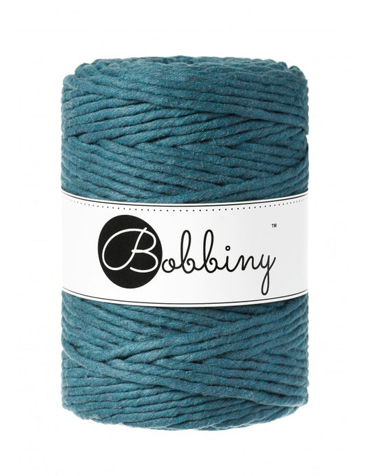 Peacock Blue - 1.5mm, 3mm & 5mm, Bobbiny Macrame Cord