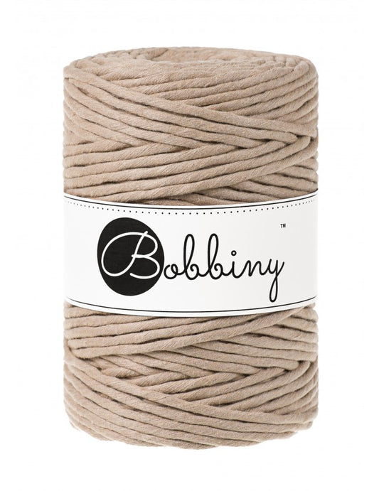 Sand - 1.5mm, 3mm & 5mm, Bobbiny Macrame Cord