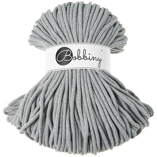 Silver - 3mm, 5mm & 9mm, Bobbiny Braided Cord