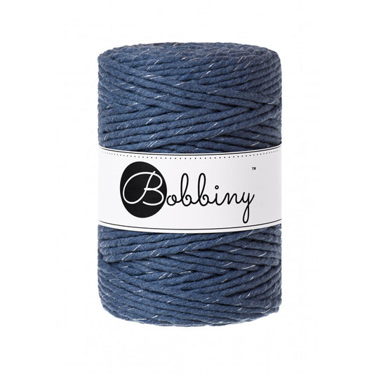 Silvery Jeans - 1.5mm, 3mm & 5mm, Bobbiny Macrame Cord