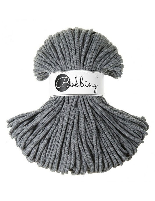 Steel - 3mm, 5mm & 9mm, Bobbiny Braided Cord