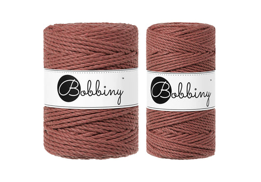 Sunset 3mm & 5mm 3PLY, Bobbiny Macramé Cord