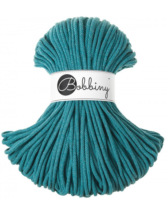Teal - 3mm, 5mm & 9mm, Bobbiny Braided Cord