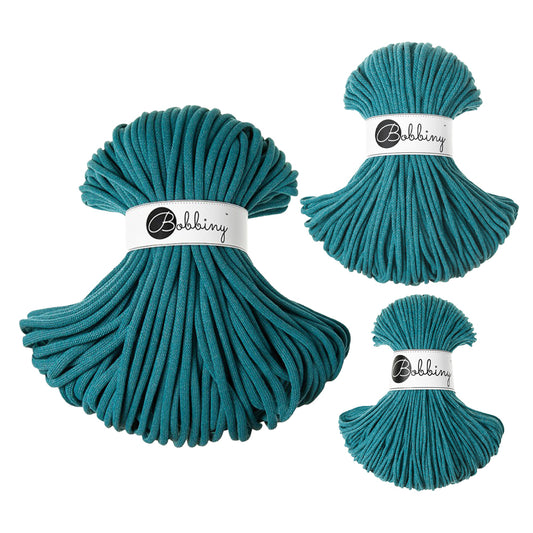 Teal - 3mm, 5mm & 9mm, Bobbiny Braided Cord