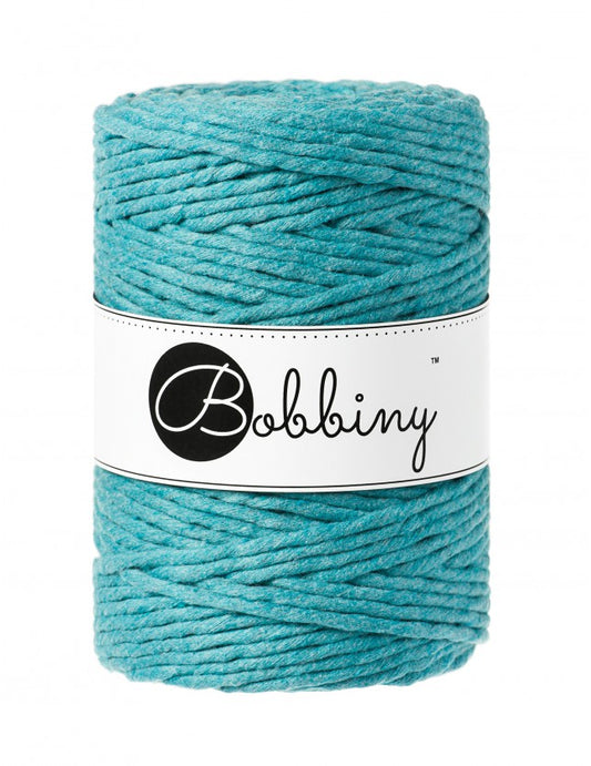 Teal - 1.5mm, 3mm & 5mm, Bobbiny Macrame Cord