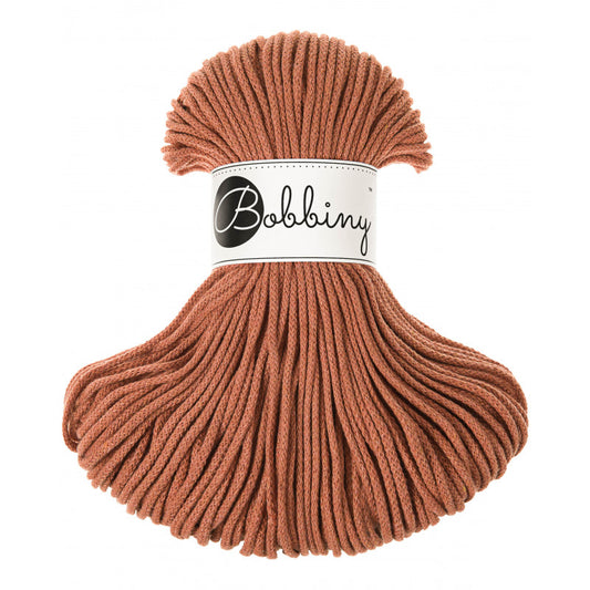 Terracotta - 3mm, 5mm & 9mm, Bobbiny Braided Cord